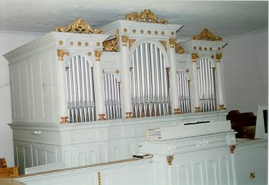 Organ of the Reformed Church of Csszr (small hungarian village)